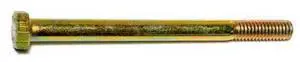 MIDWEST FASTENER 62868 Grade 8, 5/16"-18 Hex Head Cap Screw, Zinc Yellow Steel,