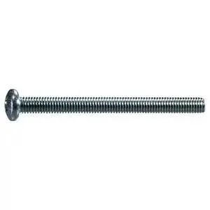 MIDWEST FASTENER 54741 #10-32 x 2-1/4 in Phillips Pan Machine Screw, Zinc