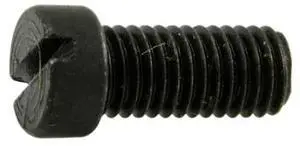 MIDWEST FASTENER 32913 #6-48 x 5/16 in Slotted Fillister Machine Screw, Black