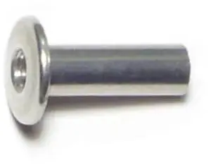 MIDWEST FASTENER 62368 32 (Coarse), 5/8" Brl Lg, Aluminum 20 PK