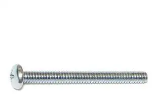 MIDWEST FASTENER 07342 #10-24 x 2 in Phillips Pan Machine Screw, Zinc Plated
