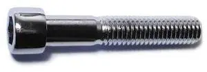 MIDWEST FASTENER 79843 7/16"-14 Socket Head Cap Screw, Socket, Chrome Plated