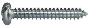 MIDWEST FASTENER 03202 Sheet Metal Screw, #12 x 1-1/2 in, Zinc Plated Steel Pan
