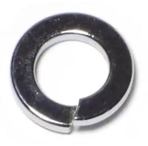 MIDWEST FASTENER 74371 Split Lock Washer, For Screw Size 7/16 in Steel, Chrome