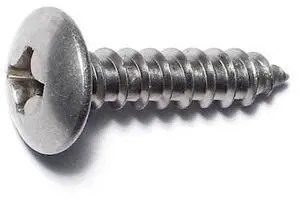 MIDWEST FASTENER 53631 Sheet Metal Screw, #12 x 1 in, 18-8 Stainless Steel