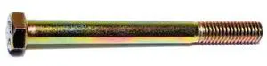 MIDWEST FASTENER 62888 Grade 8, 3/8"-16 Hex Head Cap Screw, Zinc Yellow Steel,