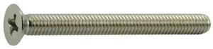 MIDWEST FASTENER 55099 M4-0.70 x 40 mm Phillips Flat Machine Screw, Plain