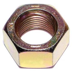 MIDWEST FASTENER 63067 Hex Nut, 5/8"-18, Steel, Grade 8, Zinc Yellow, 6 PK
