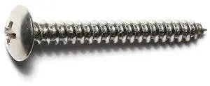 MIDWEST FASTENER 51759 Sheet Metal Screw, #8 x 1-1/2 in, 18-8 Stainless Steel