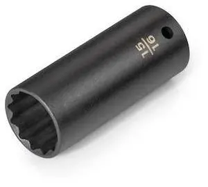 TEKTON SID23224 1/2 Inch Drive x 15/16 Inch Deep 12-Point Impact Socket