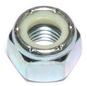 MIDWEST FASTENER 03654 Nylon Insert Lock Nut, 9/16"-12, Steel, Grade 2, Zinc