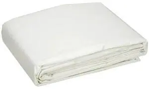 Global Industrial Medium Duty Tarp, 6'W x 10'L, 6 oz, White