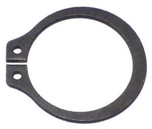 MIDWEST FASTENER 61088 External Retaining Ring, Steel Black Phosphate Finish,