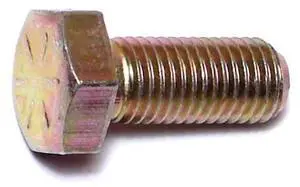 MIDWEST FASTENER 00841 Grade 8, 5/16"-24 Hex Head Cap Screw, Zinc Yellow Steel,