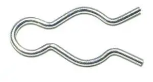 MIDWEST FASTENER 67094 7/8" x 2-1/8" Zinc Plated Steel Pin Clips 20PK