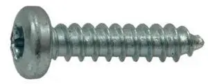 MIDWEST FASTENER 37048 Sheet Metal Screw, #4 x 1/2 in, Zinc Plated Steel Pan