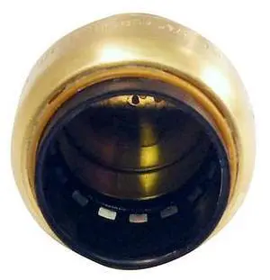 APOLLO FSBCAP346JR 3/4 in. Brass Push-To-Connect Cap Jar (6-Pack), 6PK