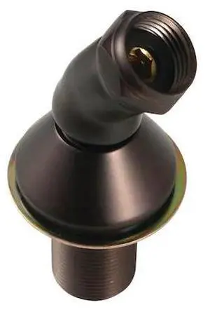 KINGSTON BRASS KSHK55 Deck Mount Hand Shower Holder for Roman Tub Faucet, Oil