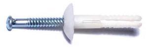 MIDWEST FASTENER 04075 Screw Anchor, 1" L, Nylon, 100 PK