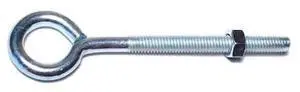 MIDWEST FASTENER 52312 Eye Bolt 5/16", 18 in Shank, Steel, Zinc Plated, 10 PK