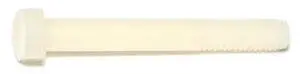 MIDWEST FASTENER 77106 Not Graded, 3/8"-16 Hex Head Cap Screw, Nylon, 3 in L, 6
