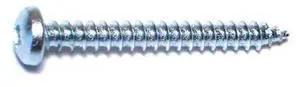 MIDWEST FASTENER 08737 Sheet Metal Screw, #12 x 2 in, Zinc Plated Steel Pan