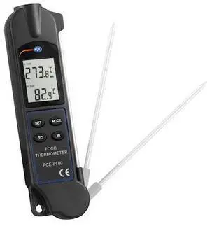 PCE INSTRUMENTS PCE-IR 80 Probe Thermometer, -35 to 330 Degrees C / -31 to 626