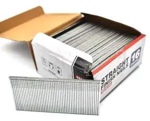 AIR LOCKER DS16250 16 Gauge Straight Finish Nails - 2-1/2" (2500 / Pack)