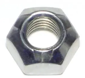MIDWEST FASTENER 72963 Stover Lock Nut, M10-1.50, Steel, Class 8, Zinc Plated,