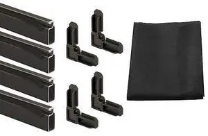PRIME-LINE MP8240 Screen Frame Kit, 7/16 in. x 3/4 in. x 36 in. x 36 in., PRIME-LINE MP8240 Screen Frame Kit, 7/16 in. x 3/4 in. x 36 in. x 36 in.,