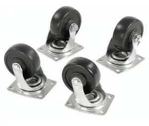 GLOBAL INDUSTRIAL 251444 3 Replacement Casters for Global Hardwood Dolly, 1000