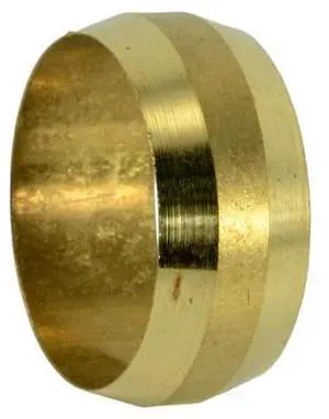 MIDWEST FASTENER 35712 7/8" Brass Compression Sleeves 5PK