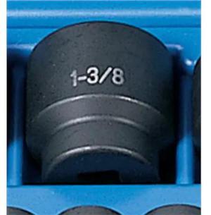 GREY PNEUMATIC 2044R 1/2" Drive, 1-3/8" Size, SAE Socket, 6 Points,