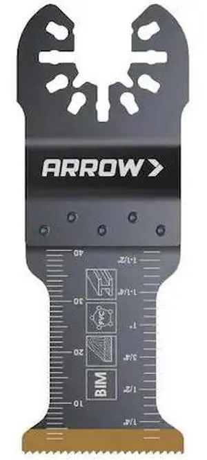 ARROW LOCK OSC202-10 1 1/4" Titanium Metal Blade, 10PC