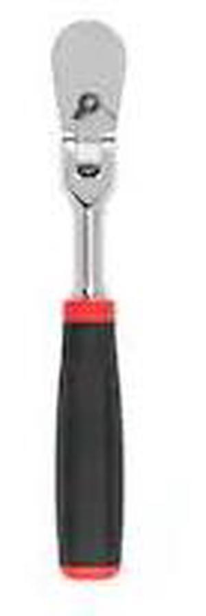 TEKTON SRH22108 3/8 Inch Drive x 8 Inch Flex Head Comfort Grip Ratchet