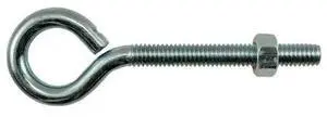 MIDWEST FASTENER 51709 Eye Bolt 5-16"-18, Steel, Zinc Plated, 10 PK