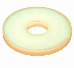 MIDWEST FASTENER 72868 Flat Washer, For Screw Size 3/8" ,Nylon 10 PK