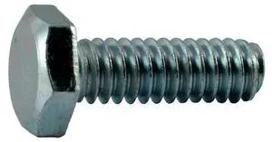 MIDWEST FASTENER 50815 Grade 2, 1/4"-20 Hex Head Cap Screw, Zinc Plated Steel,