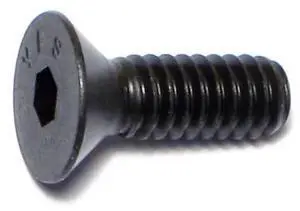 MIDWEST FASTENER 09069 1/4"-20 Socket Head Cap Screw, Flat, Plain Steel, 3/4 in