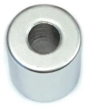 MIDWEST FASTENER 33325 Round Spacer, Polished Stainless Steel, 5/8 in Overall