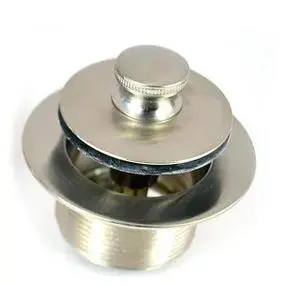 WATCO 58301-BN 1.625 in. Overall Dia. x 16 Threads x 1.25 in. Lift-Turn Bath