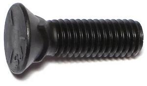 MIDWEST FASTENER 70506 Plow Bolt, 7/16"-14 Thrd Sz, 1-1/2" L, Flat Head, Steel,