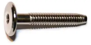 MIDWEST FASTENER 31583 Binding Screw, 1/4"-20, Steel, Nickel, 10 PK