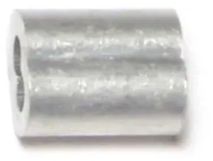 MIDWEST FASTENER 64262 3/32" Aluminum Cable Ferrules 20PK