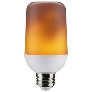 SATCO S29806 25Watt LED Flame Bulb, T19, Medium Base, 120 Volts