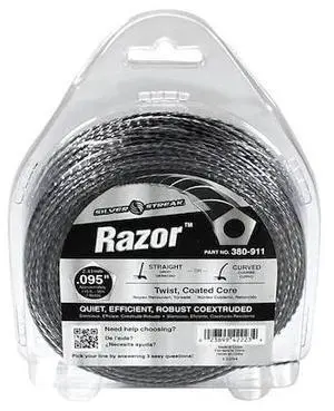 STENS 380-911 New Razor Trimmer Line For Approximate Length 115 Ft., Color