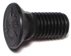 MIDWEST FASTENER 70525 Plow Bolt, 5/8"-11 Thrd Sz, 1-1/2" L, Flat Head, Steel,