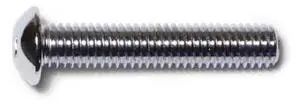 MIDWEST FASTENER 75244 3/8"-16 Socket Head Cap Screw, Button, Chrome Plated