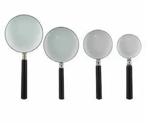 BIG HORN 19258 4pc High Power Magnifying Glass Set (3.5X, 2.5X, 2.25X)