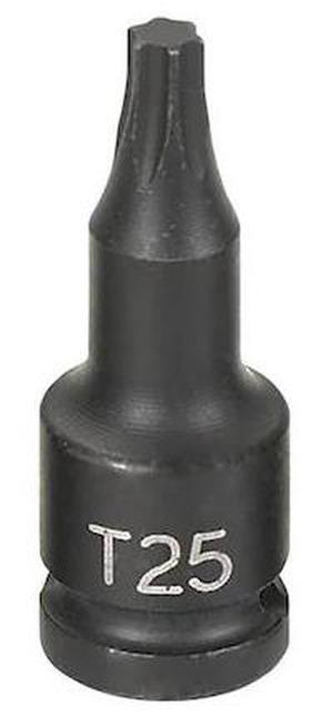 GREY PNEUMATIC 925T 1/4" Drive, T25 Size, SAE Socket, Star Points